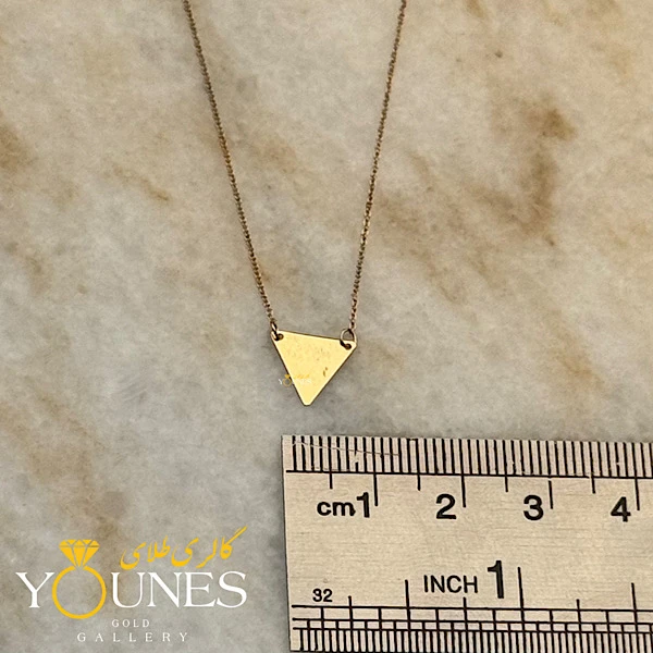 گردنبند مثلثی طلا